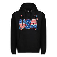 Black god bless america Premium Hoodie - MaliasSmallBusiness