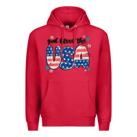Cardinal god bless america Premium Hoodie - MaliasSmallBusiness
