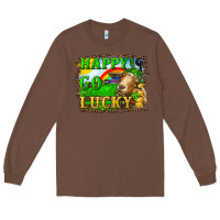 Chestnut Happy Go Lucky Goat Long Sleeve Tee - RanaPortraitStore