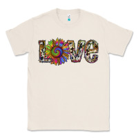 Natural tie dye sunflower love Classic Tee - RanaPortraitStore