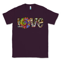 Plum tie dye sunflower love Classic Tee - RanaPortraitStore