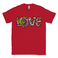 Red tie dye sunflower love Classic Tee - RanaPortraitStore