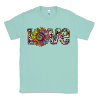 Seafoam tie dye sunflower love Classic Tee - RanaPortraitStore