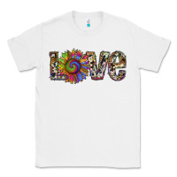 White tie dye sunflower love Classic Tee - RanaPortraitStore