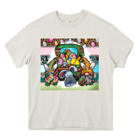 Cream easter Heavy Core Tee - CowhideDigitalArt