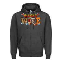 Charcoal Heather miner wife Zipper Hoodie - Zillion Design Studio