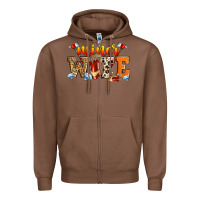 Chestnut miner wife Zipper Hoodie - Zillion Design Studio