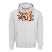 Dove Grey miner wife Zipper Hoodie - Zillion Design Studio