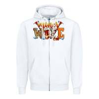 White miner wife Zipper Hoodie - Zillion Design Studio