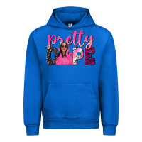 Cobalt pretty dope afro woman Urban Hoodie - NancyCooperArtShop