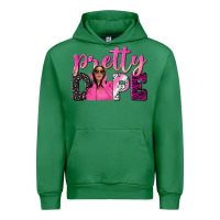 Emerald pretty dope afro woman Urban Hoodie - NancyCooperArtShop