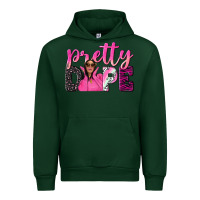 Forest Green pretty dope afro woman Urban Hoodie - NancyCooperArtShop