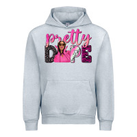 Heather Grey pretty dope afro woman Urban Hoodie - NancyCooperArtShop