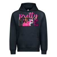 Navy pretty dope afro woman Urban Hoodie - NancyCooperArtShop