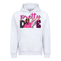 White pretty dope afro woman Urban Hoodie - NancyCooperArtShop