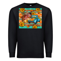 Black Farm life fall barn and truck Premium Sweatshirt - Artiststas