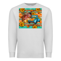 Dove Grey Farm life fall barn and truck Premium Sweatshirt - Artiststas