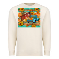 Sandshell Farm life fall barn and truck Premium Sweatshirt - Artiststas