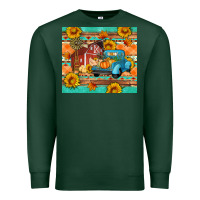 Sports Green Farm life fall barn and truck Premium Sweatshirt - Artiststas
