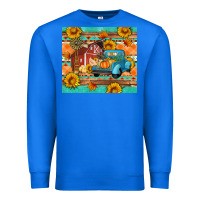 True Royal Farm life fall barn and truck Premium Sweatshirt - Artiststas