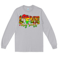 Moon Dust love my roots juneteenth Long Sleeve Tee - texasbilliewilder