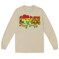 Mushroom love my roots juneteenth Long Sleeve Tee - texasbilliewilder
