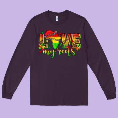 Long Sleeve Tee love my roots juneteenth