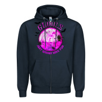 Navy Ghouls Just Wanna Have Fun Zipper Hoodie - texasbilliewilder