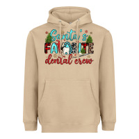 Santas Favorite Dental Crew Heavyweight Hoodie | Teevron