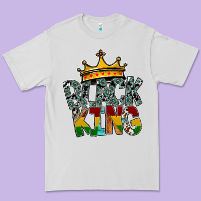 Black King Premium Tee Designed By Sublimationcraftshop