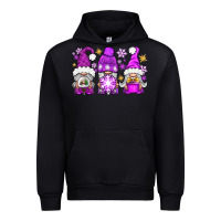 Black purple winter gnomies Urban Hoodie - NancyCooperArtShop