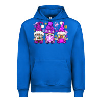 Cobalt purple winter gnomies Urban Hoodie - NancyCooperArtShop