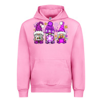 Fuchsia Pink purple winter gnomies Urban Hoodie - NancyCooperArtShop