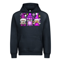 Navy purple winter gnomies Urban Hoodie - NancyCooperArtShop