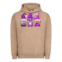 Pigment Burro purple winter gnomies Urban Hoodie - NancyCooperArtShop