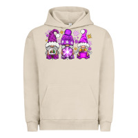 Pigment French Oak purple winter gnomies Urban Hoodie - NancyCooperArtShop