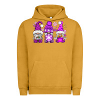 Pigment Peanut Butter purple winter gnomies Urban Hoodie - NancyCooperArtShop
