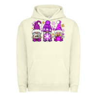 Pigment Pistachio purple winter gnomies Urban Hoodie - NancyCooperArtShop