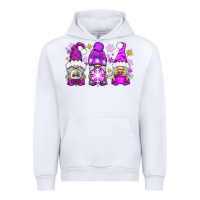 White purple winter gnomies Urban Hoodie - NancyCooperArtShop