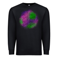 Black halloween leopard patch Premium Sweatshirt - BundleAndBundleShop