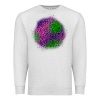 Oatmeal Heather halloween leopard patch Premium Sweatshirt - BundleAndBundleShop