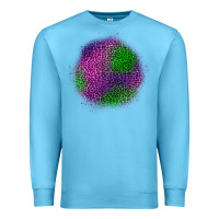 Ocean Blue halloween leopard patch Premium Sweatshirt - BundleAndBundleShop