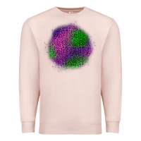 Pale Pink halloween leopard patch Premium Sweatshirt - BundleAndBundleShop