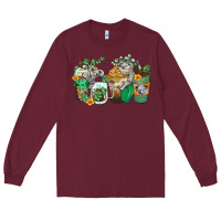 Burgundy koala coffee cups Long Sleeve Tee - Zillion Design Studio