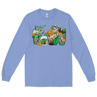 Colony Blue koala coffee cups Long Sleeve Tee - Zillion Design Studio