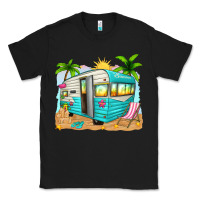 Black summer caravan Classic Tee - texasbilliewilder