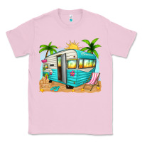 Bubblegum Pink summer caravan Classic Tee - texasbilliewilder