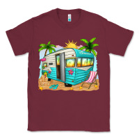 Burgundy summer caravan Classic Tee - texasbilliewilder