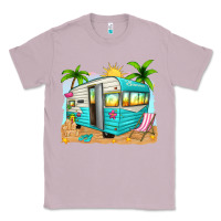 Lilac summer caravan Classic Tee - texasbilliewilder