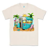 Natural summer caravan Classic Tee - texasbilliewilder